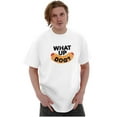 thumbnail image 4 of Funny Food Pun Joke What Up Dog Men's Graphic T Shirt Tees Brisco Brands S, 4 of 4