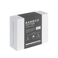 thumbnail image 5 of JERFIT 240 Thread Count Bamboo Cotton Blend Sheets Set - Breathable, Moisture Wicking & Ultra Soft - White Twin Long Bed Sheet, 5 of 6
