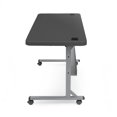 thumbnail image 2 of Hampden Furnishings Wyatt 24" x 72" Flip-Fold Training Table, Charcoal Slate, 2 of 2