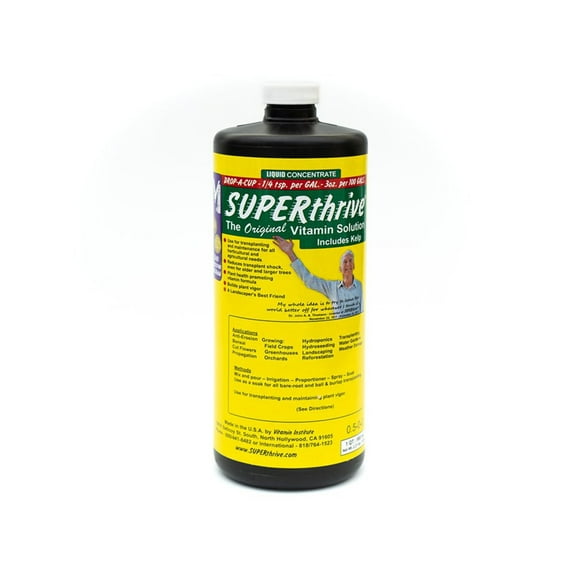 SUPERthrive 0.5-0-0 Plant Vitamin Solution with Kelp, 1 Qt. (1 Pack)