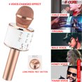 thumbnail image 3 of 5 Core Microphone Wireless Karaoke Mic With Speaker 3 in 1 Portable Bluetooth Microfono Inalambrico, 3 of 5