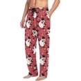 thumbnail image 4 of GZHJMY Penguin Pajama Pants for Men, Lounge Pants Lightweight Men Pajama Bottoms with Drawstring Pockets, Christmas New Year Birthday Gifts, Small, 4 of 6