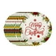 thumbnail image 1 of Platos de papel navideños, plato de postre de 18 cm con flor de Pascua, platos desechables de papel con diseño de frutos rojos, vajilla con dibujos de frutas, corona de pino, pastel y ensalada, artícu, 1 of 6