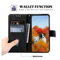 thumbnail image 3 of Allytech Wallet Case for Galaxy S22 5G, Magnetic Snap Kickstand RFID Blocking Card Slot Folio PU Leather with TPU Shockproof Case with Hand Strap Case for Samsung Galaxy S22 2022 6.1", Black, 3 of 6