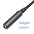 thumbnail image 4 of 6.35 Mm 1/4 Inch Female To XLR Male Adapter Cable, 3 Pin Microphone Sound Adapter Cable Balanced Connection  For Live Broadcast, 4 of 8