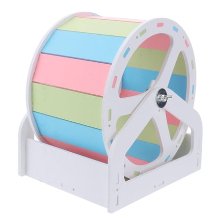 Amosfun Small Pet Running Wheel for Hamsters and Gerbils Easy to Attach