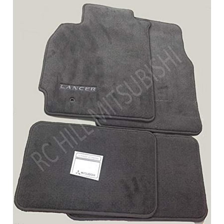 Mitsubishi Endeavor Custom Mats Mitsubishi 2002 2003 2004 2005 2006 Genuine Lancer Carpet Floor MATS Grey ALN03XFB01 MZ312875 ()
