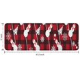 thumbnail image 7 of Red Christmas Snowman Pattern Kitchen Rug Mat,Kitchen Runner Rugs Non Skid Washable,Decorative Kitchen Floor Mats for Kitchen,Sink,Laundry,17"x47.2", 7 of 7