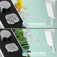 thumbnail image 2 of Bidet Attachment, Non-Electric Cold Water Bidet Toilet Seat Attachment with Pressure Controls, Retractable Self-Cleaning Dual Nozzles for Frontal & Rear Wash - Black, 2 of 9