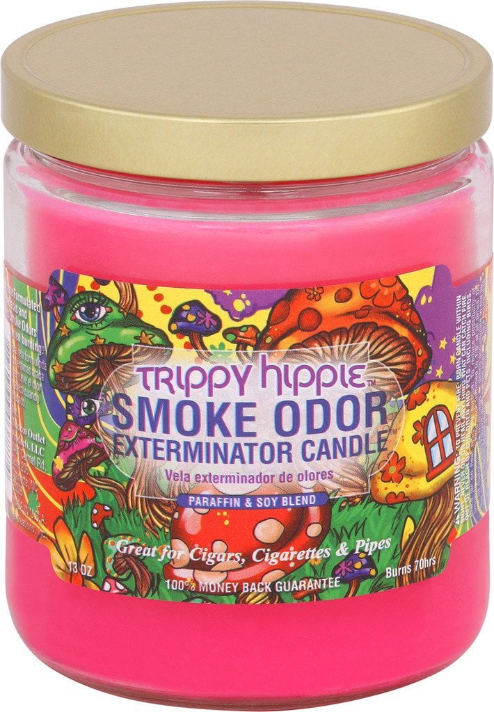 Hippie Love Smoke Odor Exterminator 13 oz Jar Candle {3 PACK} 