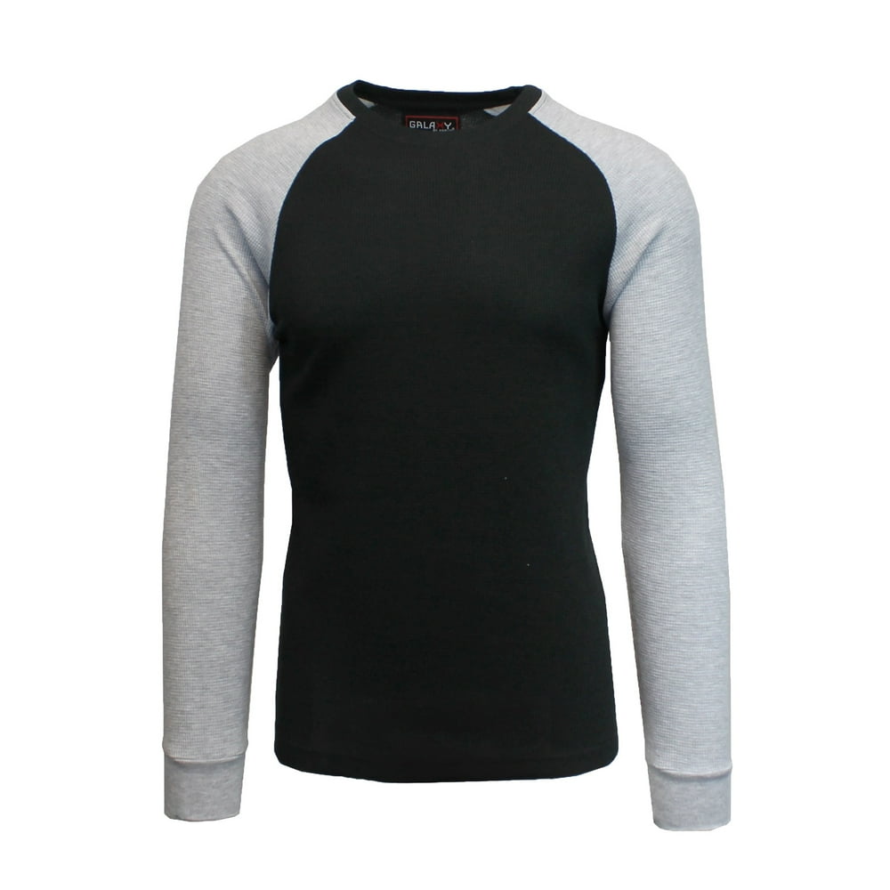 Galaxy by Harvic Men's Thermal Raglan L/S TShirts