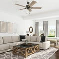 thumbnail image 2 of Prominence Home 50565-35 Glencrest Farmhouse 52-Inch Aged Bronze Indoor Ceiling Fan, Barnwood/Tumbleweed Blades, 2 of 15
