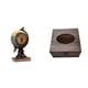 thumbnail image 1 of Figura de escritorio,Reloj de mesa con figura de globo terráqueo,decoración para oficina y hogar,Reloj de escritorio,figura decorativa,decoración para el hogar,Estuche de pañuelos de, 1 of 8