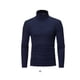 thumbnail image 3 of Minnieouse Ropa interior térmica para hombre, Tops de cuello alto, jersey de manga larga de Color sólido, ropa interior de oficina para otoño e invierno, Camisetas Azul oscuro Minnieouse AP013729-06, 3 of 6