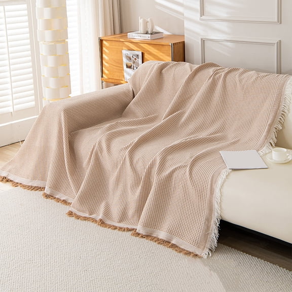 Reversible Sofa Slipcover Furniture Decorative Cover - Sheet Blanket Set Pet Proof Ideal for Cats Dogs Living Room Sofa Protection Use