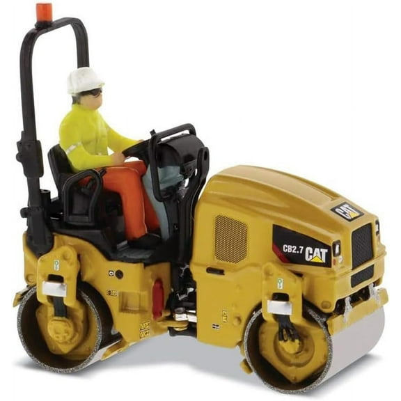 CAT Caterpillar CB-2.7 Utility Compactor with Operator "High Line Series" 1/50 Diecast Model by Diecast Masters