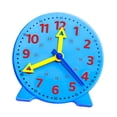 thumbnail image 3 of Yinanstore Learning Clock for Kids Convenient Basic Math Development Realistic Kids Table Clock Toy Telling Time for Children Homeschool Blue, 3 of 8
