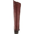 thumbnail image 3 of Sam Edelman Penny Burnt Brandy Rounded Toe Block Heel Knee High Equestrian Boots (Burnt Brandy, 5), 3 of 6