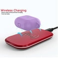 thumbnail image 6 of For Airpods 3 & Airpods 3rd Gen Silicone Case, AirPods 3 Case with Keychain, Njjex Shockproof Protective Premium Silicone Cover Skin for Apple Airpods 3rd Generation 2021 -Purple, 6 of 9
