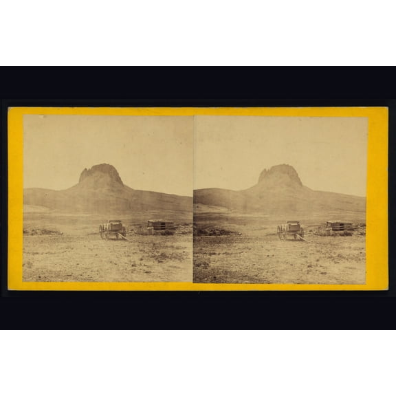 Print: Bird Tail Rock On The Benton Road, circa 1861