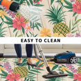 thumbnail image 5 of Pineapple Outdoor Rug for Patio/Deck/Porch, Non-Slip Large Area Rug 6 x 9 Ft, Farmhouse Fruit Flowers Leaves Wooden Grain Indoor Outdoor Rugs Washable Area Rugs, Reversible Camping Rug Carpet Runner, 5 of 8