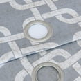 thumbnail image 3 of Dainty Home Interlock Grommet Blackout Curtain Panel, 54" x 84", 3 of 5