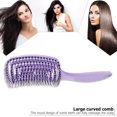 thumbnail image 4 of Ygjytge Peine Masajeador Dientes Anchos Peines Antiestáticos Para Peinar El Cabello Liso (Púrpura Ygjytge Para estrenar, 4 of 9