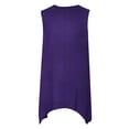 thumbnail image 7 of Blmnix Shift Ladies Dresses Plus Size Dresses Tank Dress Under Dresses Purple Crew Neck Sleeveless Midi Dresses Antimicrobial Protection Womens Spring Dress,L, 7 of 7