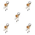 thumbnail image 2 of Baohd Figurines de Cerf Antilope Springbok Miniatures pour 3 Ans et Plus et Marron 5Set, 2 of 6