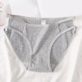 thumbnail image 2 of Gibobby Calzoncillos de encaje para mujer Ropa interior Sexy a la moda para mujer, ropa interior de algodón , ropa interior transpirable para glúteos(Gris oscuro,XL), 2 of 5