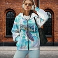 thumbnail image 5 of Yuyamidu Oversized Hoodies for Women Sweatshirt Animal Hoodie Sea Turtle Womens Zip Up Hoodies Cute Sweatshirt Womens Jackets Casual with Hood Lightweight Workout Hoodie, 5 of 8