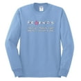 thumbnail image 2 of Donâ€™t Let Friends ALone Awareness Mens Long Sleeve Shirt, Light Blue, Small, 2 of 3