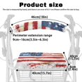 thumbnail image 6 of HELLHERO Retro Stars Rollator Walker Seat and Backrest Covers for Seniors, Breathable Fabric Easy to Clean Rollator Walker Seat Covers Comfortable Rollator Seat Back Cover for Home Outdoor, 6 of 10