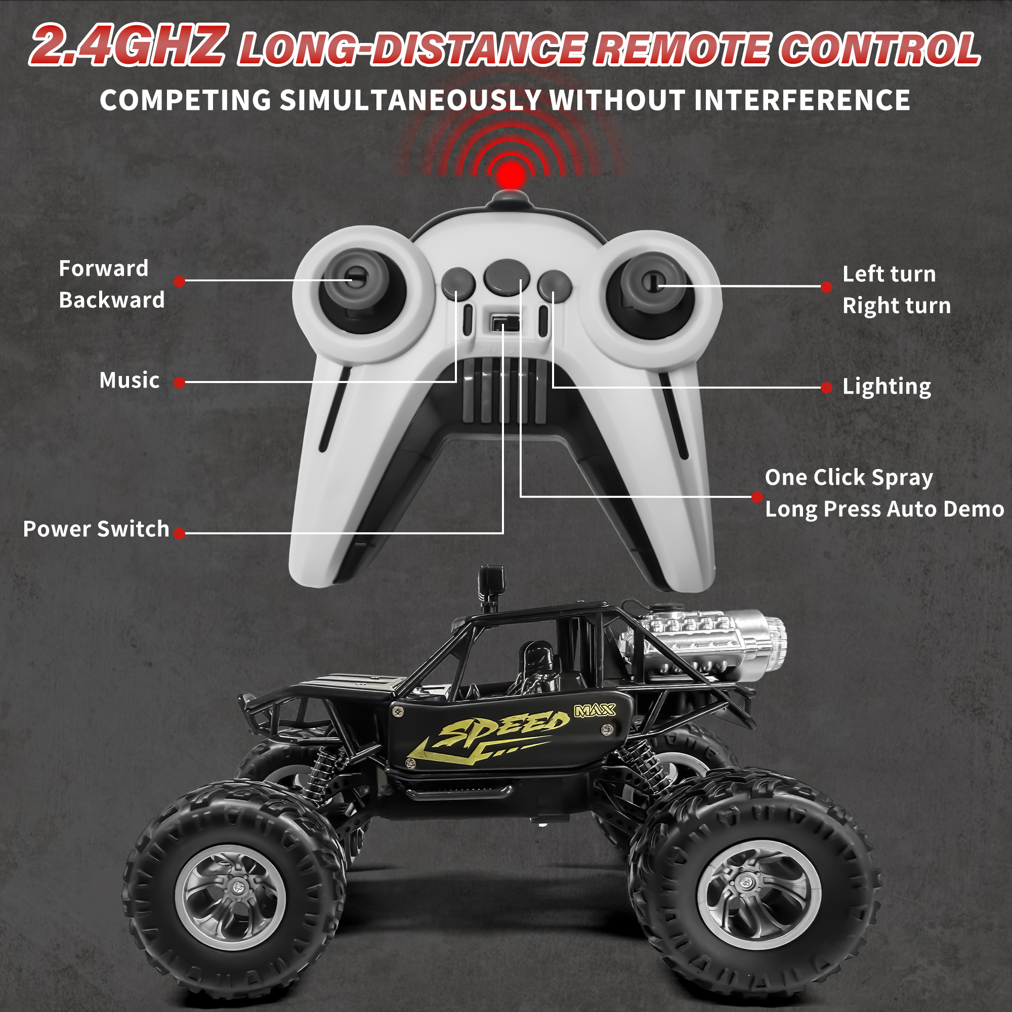 MAXKY 1:20 Four-Wheel Drive RC Off-Road Truck photo 5