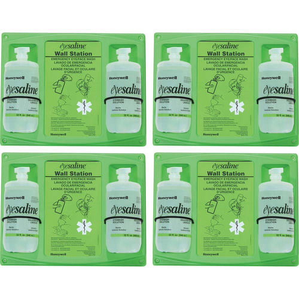 Honeywell Fendall 32 oz. Double Eyewash Wall Station 2 lb - Green