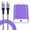 Purple, variant on USB C Charger, Hootek Type C Charging Block with 6FT Type C Cables 20W PD Type C Charger 6FT USB C Block Plug Fast Android Phone Charger Block with USB C Charging Cable, Pink