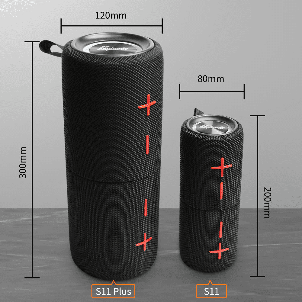 DCOWO S11Plus 2-in-1 Wireless Bluetooth Speaker Features 360 ° Surround Sound And 15 Hour Battery Life Ldeal For Office Gatherings And Camping