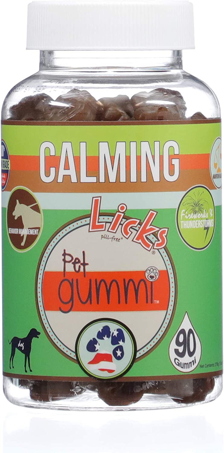 Licks PillFree Dog Calming Gummies Zen Calming Aid Supplements for