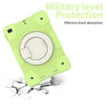 thumbnail image 2 of iPad 6th/5th Generation Case, iPad 9.7 Case for Kids, [Shockproof] Drop Proof Case with Pencil Holder, Armor Rugged Crossbody Strap, Rotatable Kickstand & Hand Strap,Light Green, 2 of 10