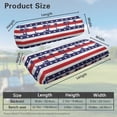 thumbnail image 7 of Aplkyhs Golf Cart Seat Covers Patriotic Stars Palm Tree Golf Cart Washable Seat Cover Easy Install and Clean Breathable Comfortable Breathable for Club Car Precedent and Most Original Front Seat, 7 of 7
