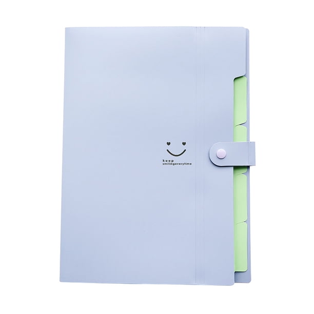 unbranded Folder Con De Botón Y Material Plástico Ideal Para Organizar Documentos En Oficina Y Viaje