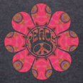 thumbnail image 3 of CafePress - Peace Flower Affection Long Sleeve T Shirt - Womens Hooded Shirt, 3 of 3
