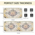 thumbnail image 3 of Boho Kitchen Rug Rectangle Yellow Kitchen Rugs Kitchen Rugs Non Slip Washable 2 Sets Washable Kitchen Rugs Farmhouse Style Easter Kitchen Rugs Throw Rugs for Kitchen Yellow Long Soft Kitchen Rug, 3 of 6