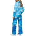 FUIALDOLG Blue Starry Ocean Pattern Lounge Sets, Mock Neck with Pockets ...