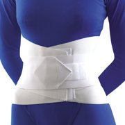 FLA Orthopedics Standard White Back Support Adult Size 12+ Adult User 31-2083LSTD