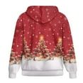 thumbnail image 5 of Renewold Christmas Tree Red Womens Full Zip Oversized Hoodies Long Sleeve Cardigan Fashion Pullover Jackets Loose Fit Sweatshirt Hoodie Graphic Hoodie Trendy Fall Clothing for Leggings, XS, 5 of 7