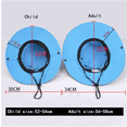 thumbnail image 3 of New Parent-child Sun Fisherman Hat Outdoor Unisex UPF 50+ Bucket Hat Men Women Large Wide Brim Hiking Hat Children Panama Hat, 3 of 9