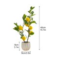 thumbnail image 2 of POINTERTECK Home Decoration Simulation Lemon Foam Fruit Pot Branch Artificial Flower Arrangement Shooting Decoration, 2 of 8