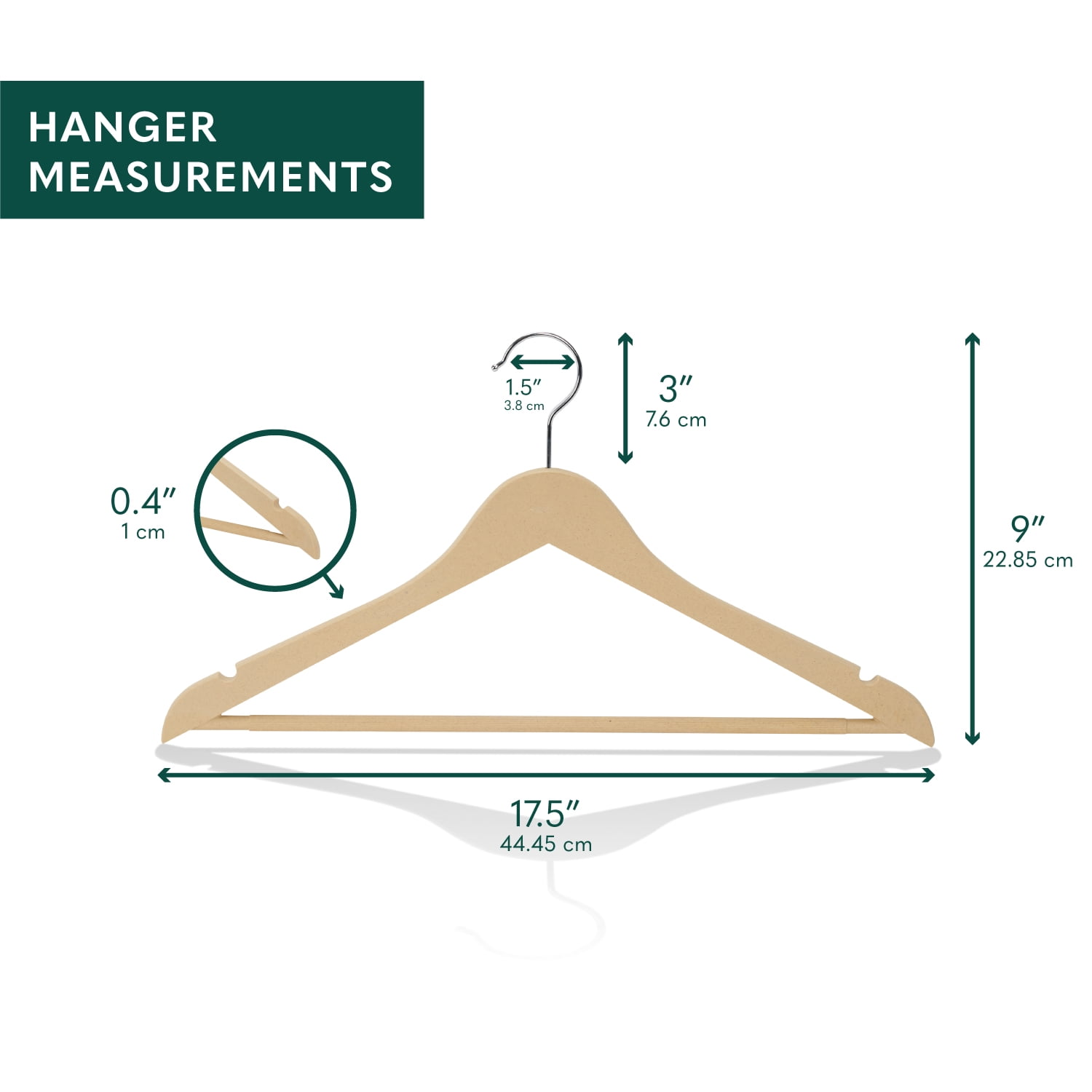 Eco-Friendly Hangers - Sustainable Clothing Hangers - ( r e ) ˣ