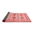 thumbnail image 2 of Ahgly Company Indoor Square Abstract Red Modern Area Rugs, 3' Square, 2 of 4